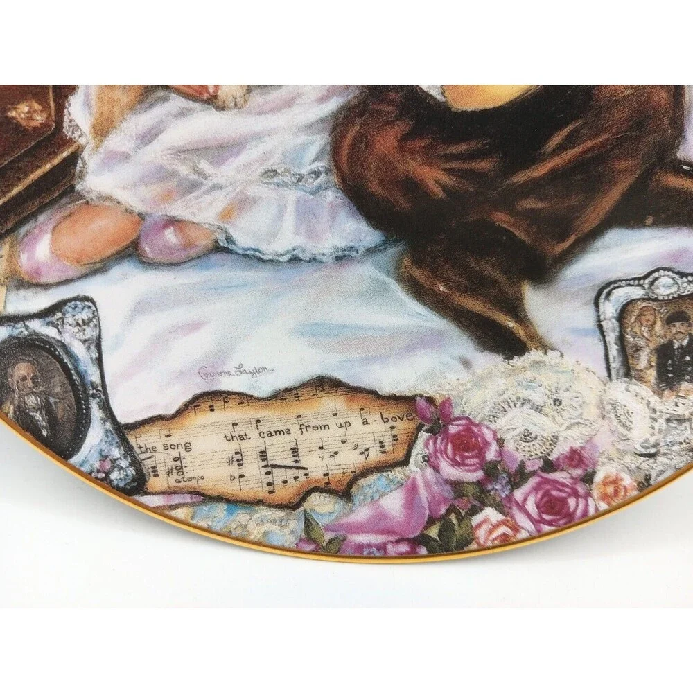 CORINNE LAYTON Collector Plate KEEPSAKES Of The Heart Forever Friends Kids Dog